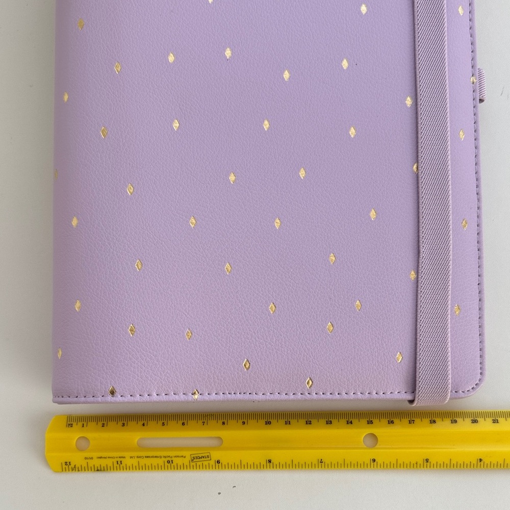 kikki.K Lavender Tablet/Planner Cover with Gold Diamond Accents - Picture 12 of 15